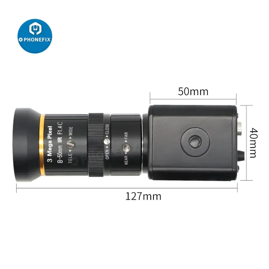 1080p Live Stream Camera 8-50mm Lens Webcam for Live Broadcast