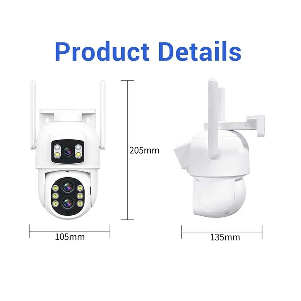 10X Optical Zoom Wifi Camera | Motion Detection