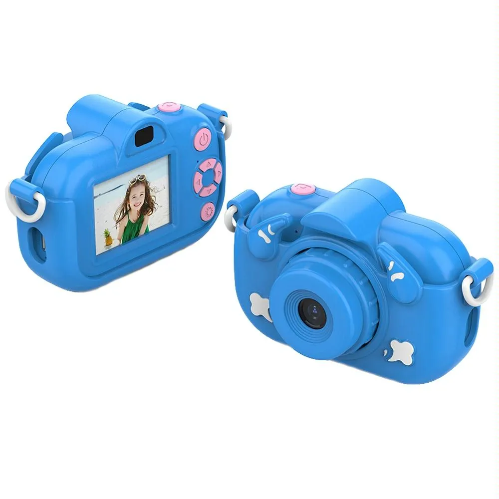 2.0-Inch 4X Zoom HD Digital Camera | For Kids | Blue | Blue   32GB