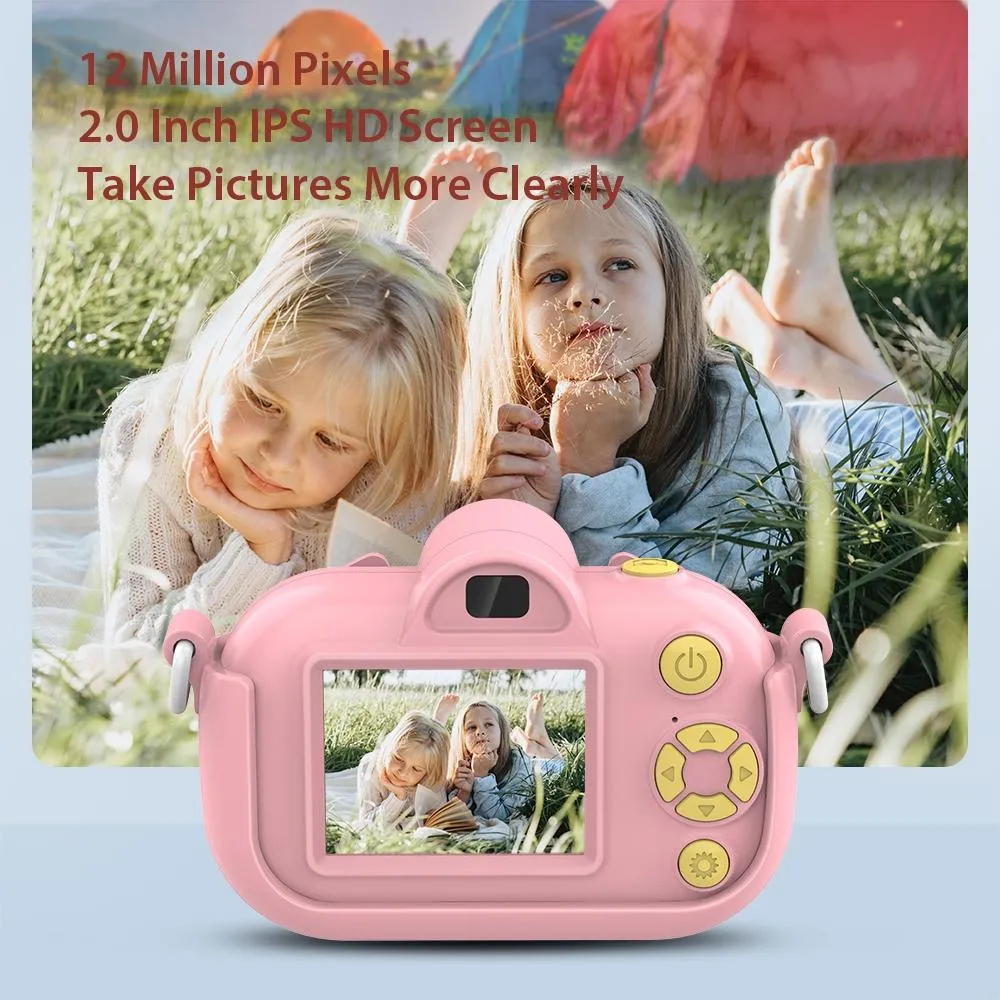 2.0-Inch 4X Zoom HD Digital Camera | For Kids | Blue | Blue   32GB