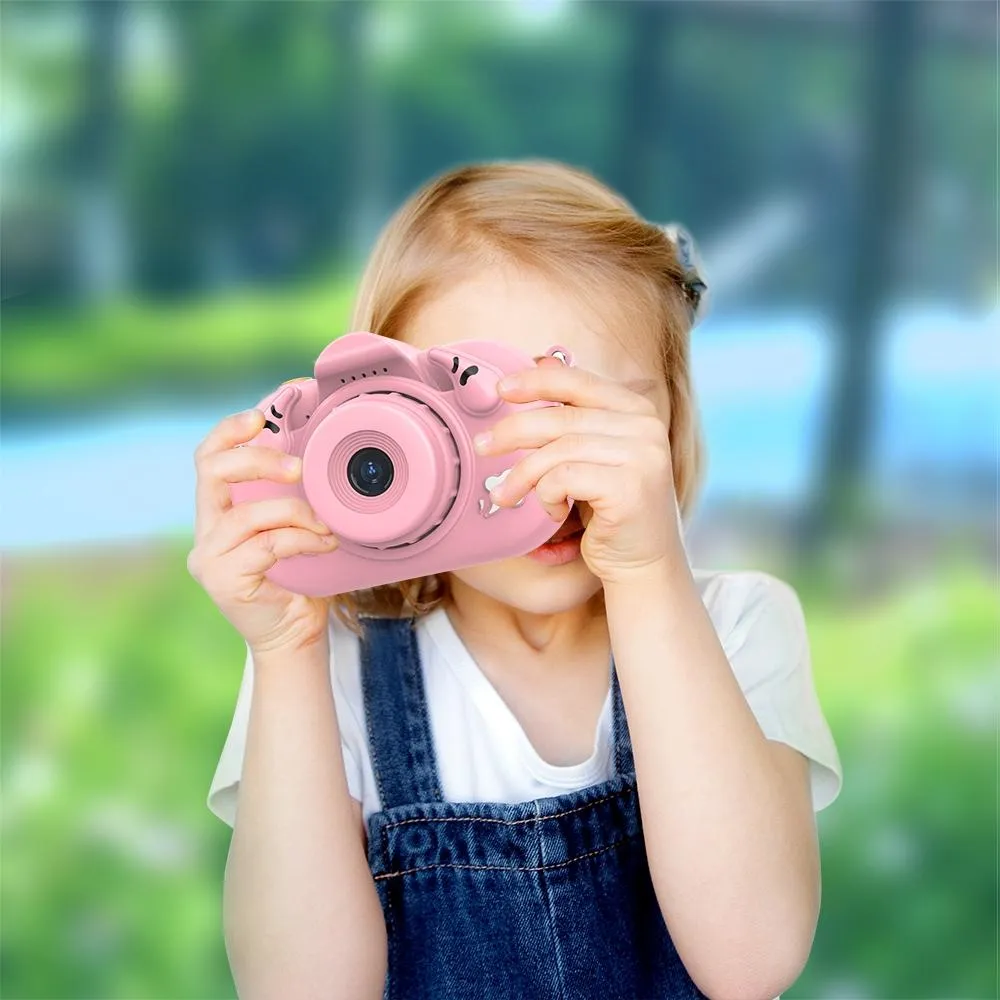 2.0-Inch 4X Zoom HD Digital Camera | For Kids | Blue | Blue   32GB