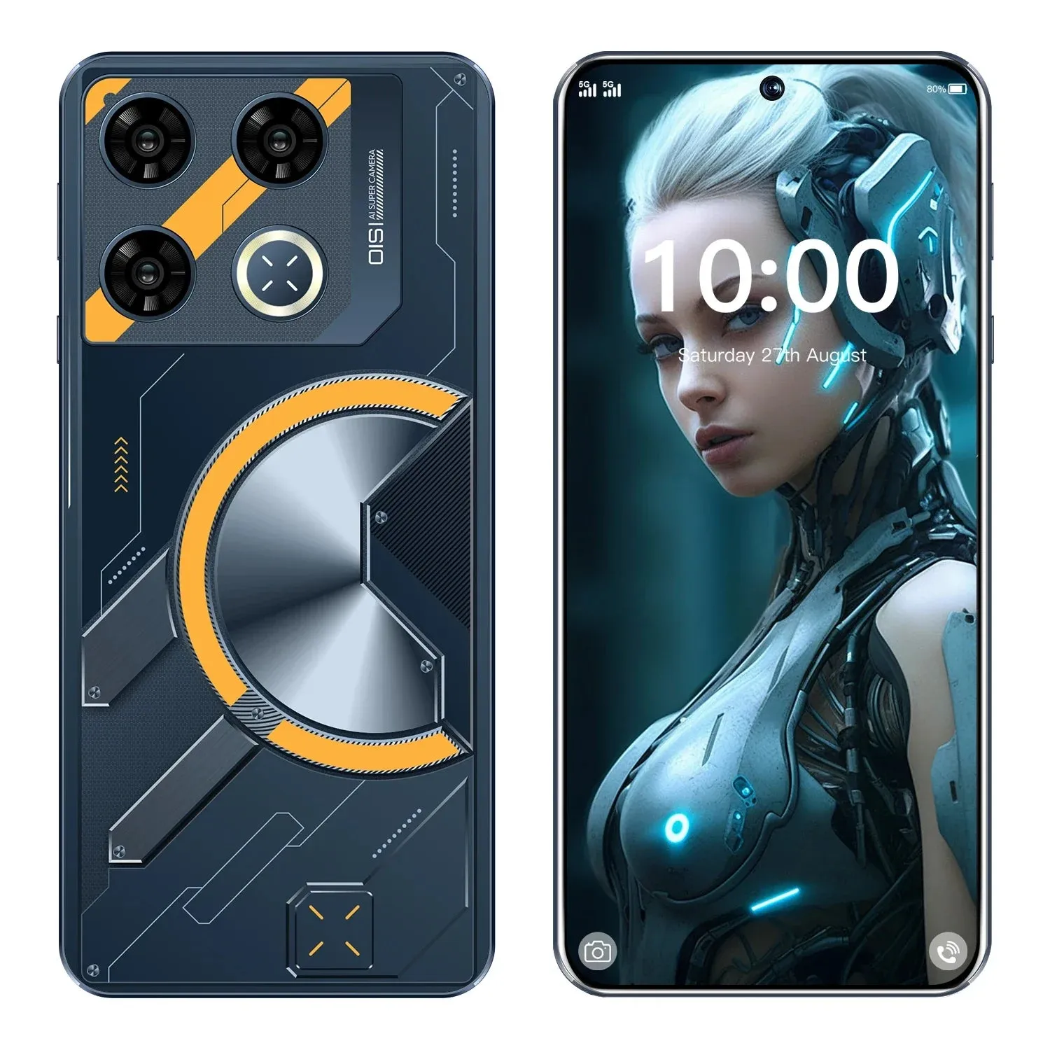 2024 Global Version GT20 Pro Cellphone 4G 5G 7.3 HD 6800mAh Smartphone 6800mAh Cell Phone 108MP Dual Sim Android 13 Mobile Phone