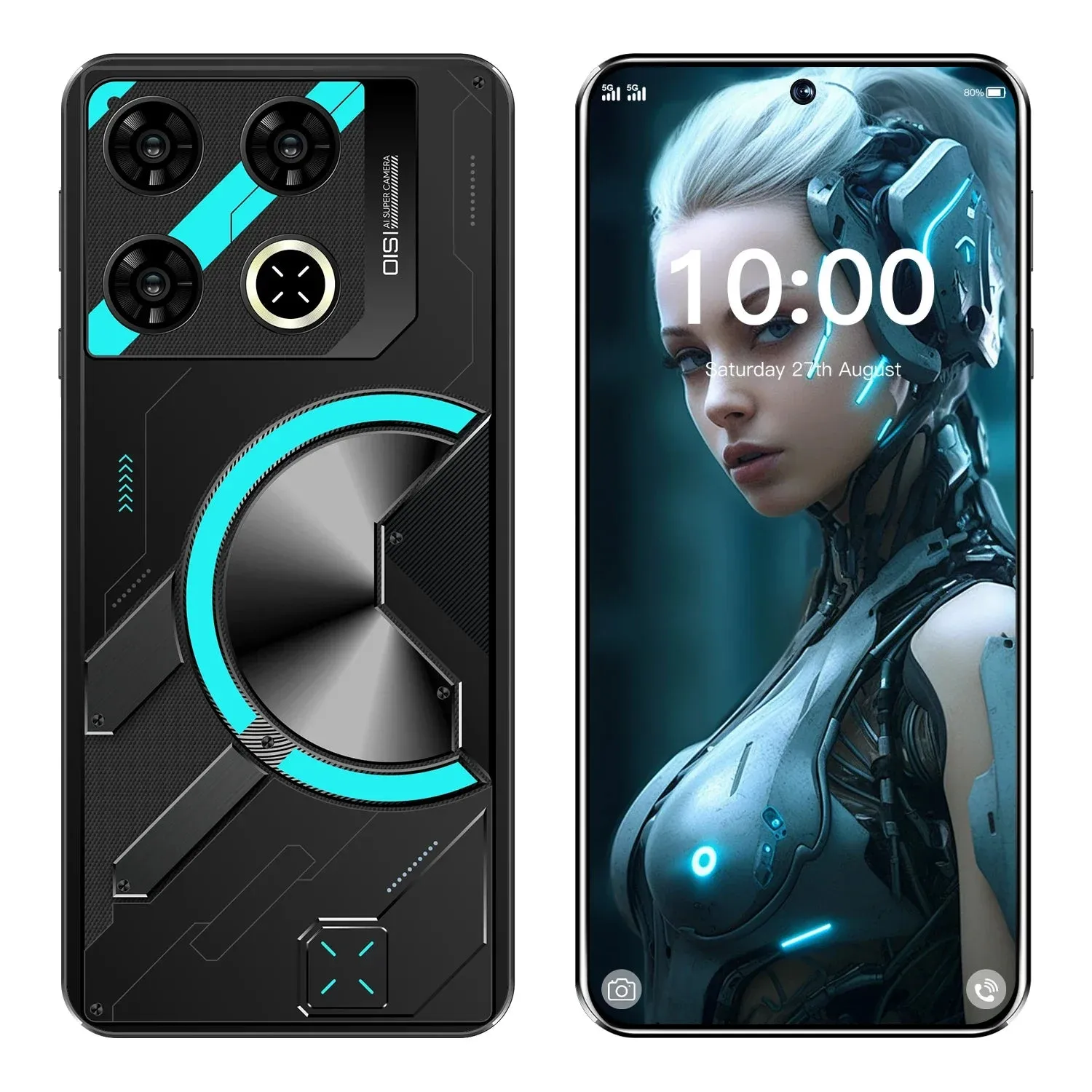 2024 Global Version GT20 Pro Cellphone 4G 5G 7.3 HD 6800mAh Smartphone 6800mAh Cell Phone 108MP Dual Sim Android 13 Mobile Phone