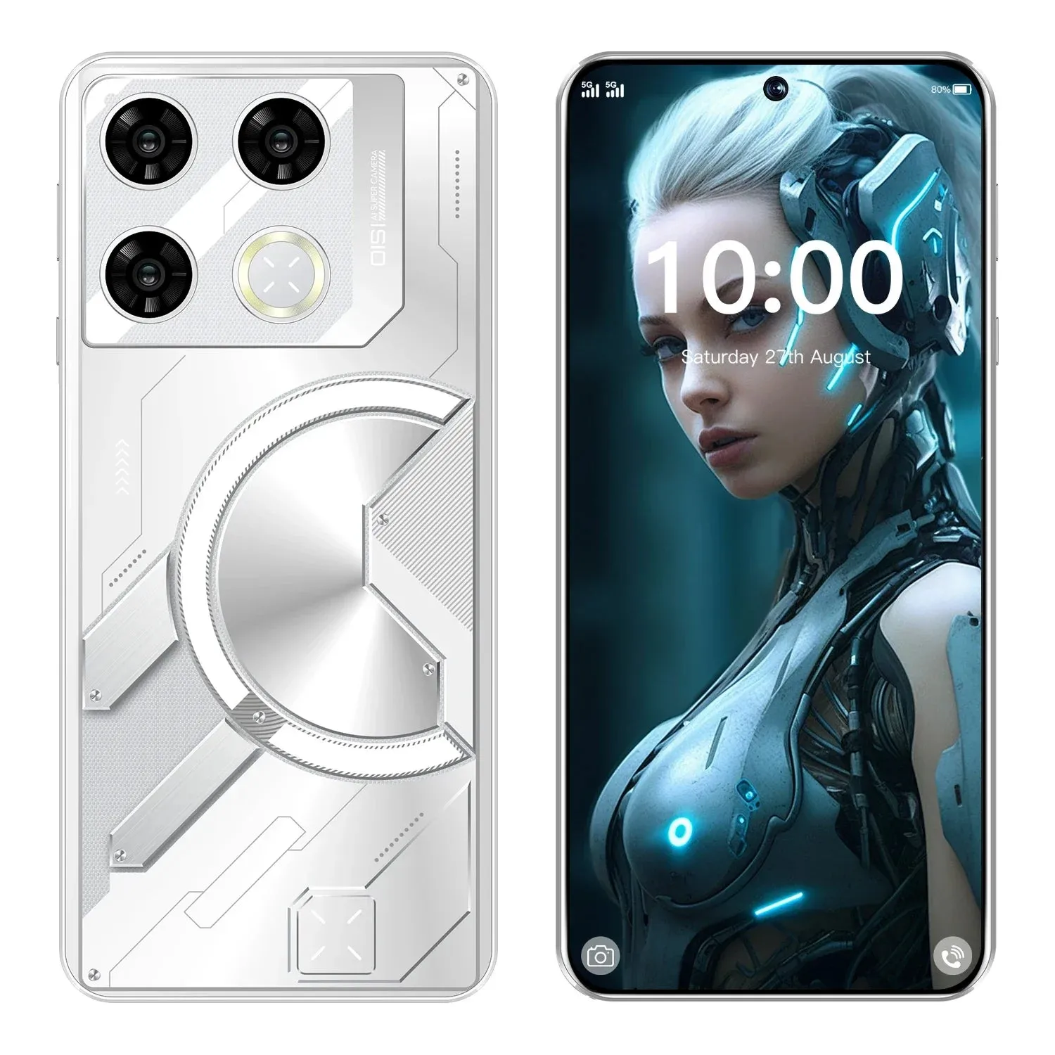 2024 Global Version GT20 Pro Cellphone 4G 5G 7.3 HD 6800mAh Smartphone 6800mAh Cell Phone 108MP Dual Sim Android 13 Mobile Phone