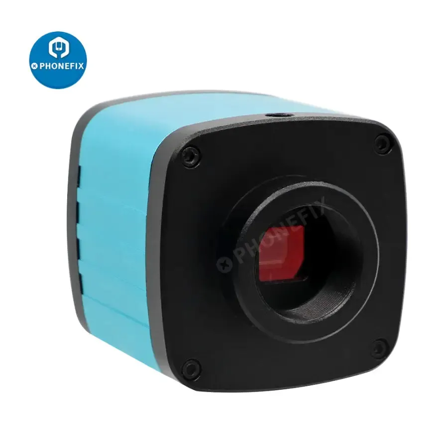 48MP 4K HDMI USB Microscope Camera 180X 130X C-Mount Lens