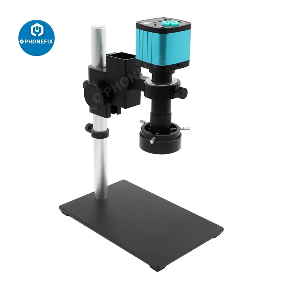 48MP 4K HDMI USB Microscope Camera 180X 130X C-Mount Lens