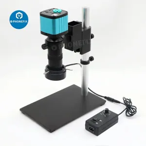 48MP 4K HDMI USB Microscope Camera 180X 130X C-Mount Lens