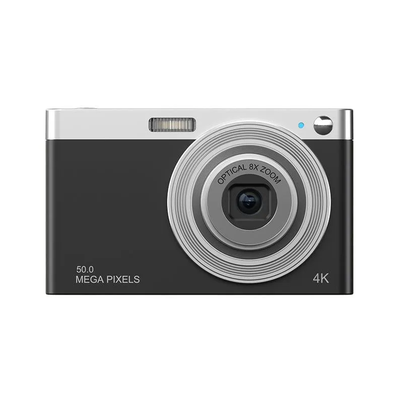 4K 8X Optical Zoom Telescopic Lens Digital Camera | Black | 2.88 Inch