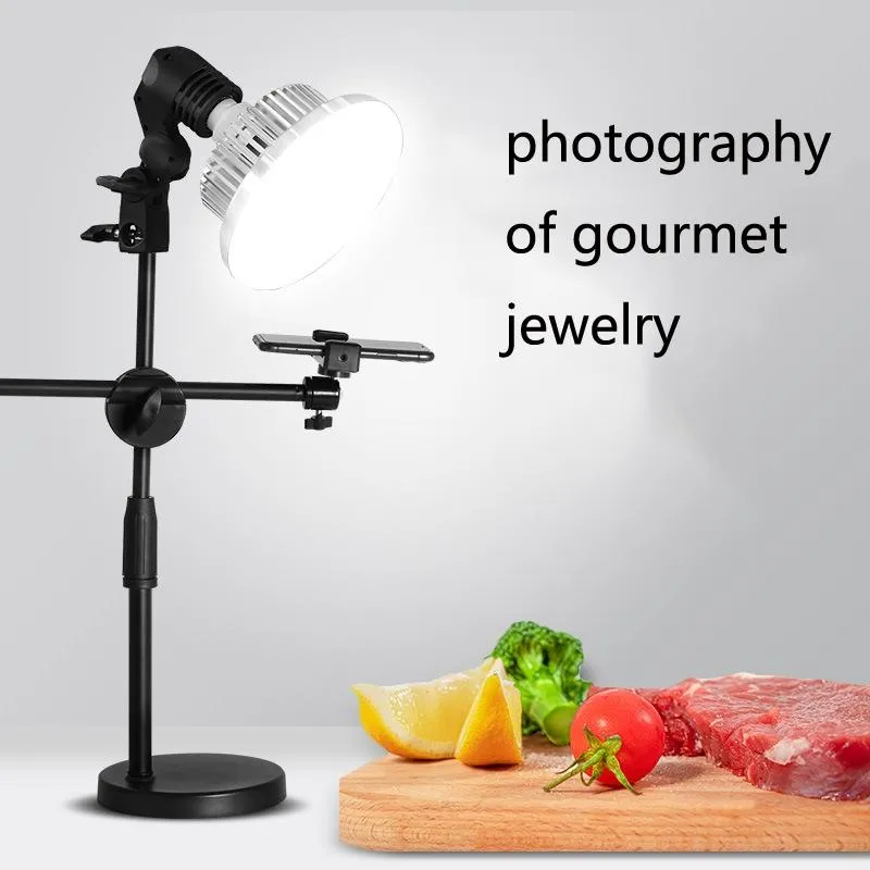 500W Mushroom Lamp & Stand for Mobile Phone Photography