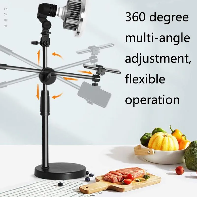 500W Mushroom Lamp & Stand for Mobile Phone Photography