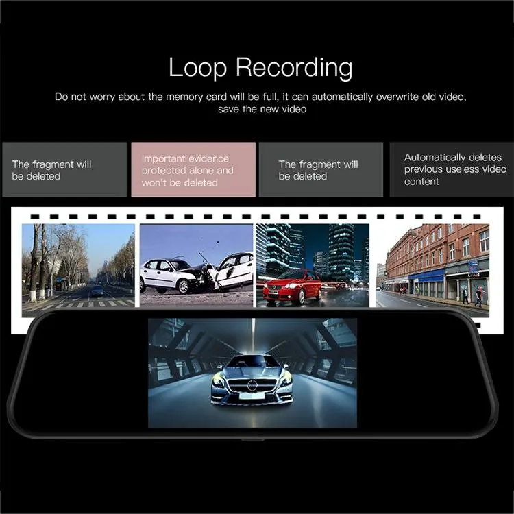 5.5 IPS Touch Screen Car DVR | Ultra HD 1080p