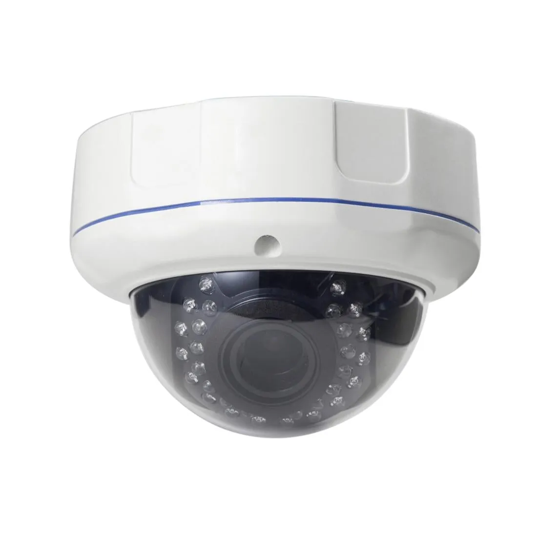 5MP IP Dome Camera | Auto Focus | 4X Zoom | White