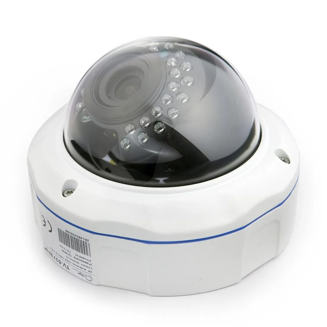 5MP IP Dome Camera | Auto Focus | 4X Zoom | White
