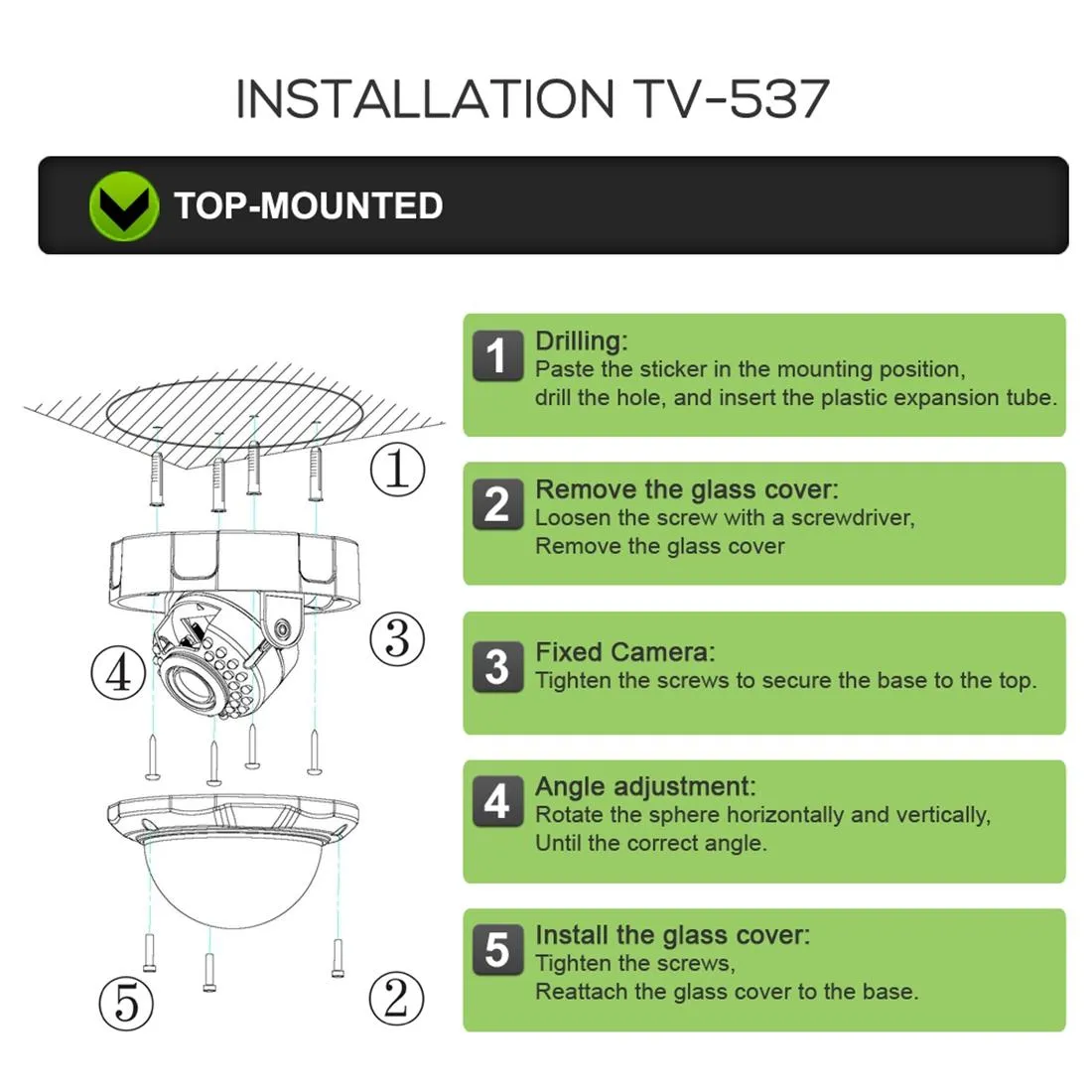 5MP IP Dome Camera | Auto Focus | 4X Zoom | White