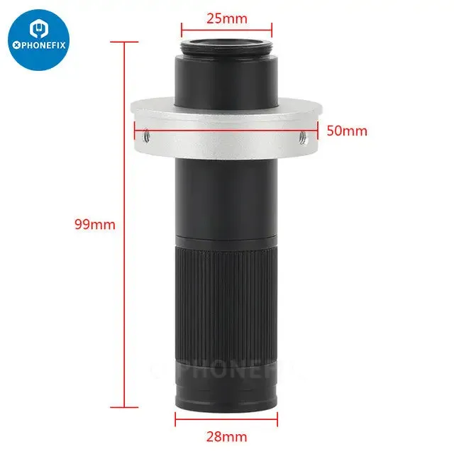90X-240X Deep Depth of Field CS C Mount Lens Continuously Monocular