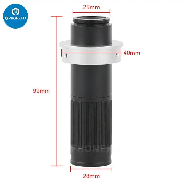 90X-240X Deep Depth of Field CS C Mount Lens Continuously Monocular