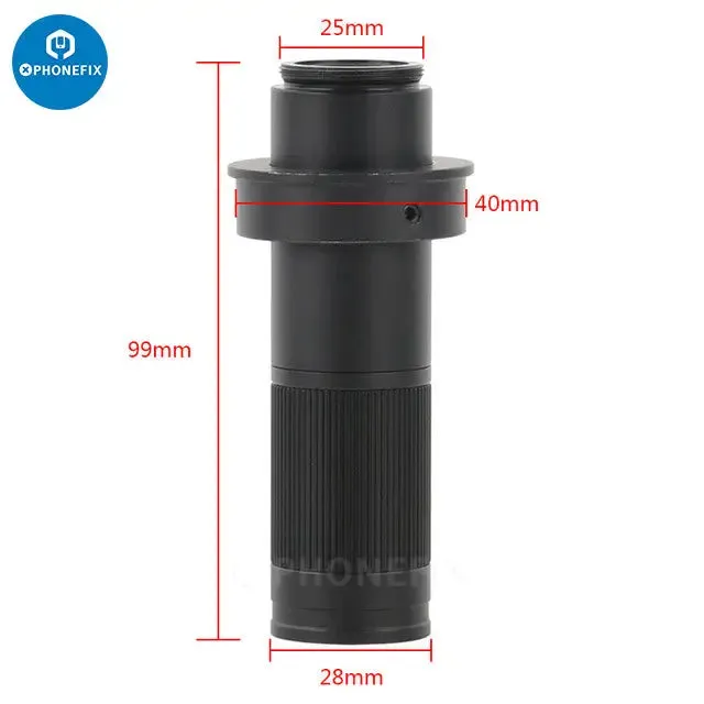 90X-240X Deep Depth of Field CS C Mount Lens Continuously Monocular
