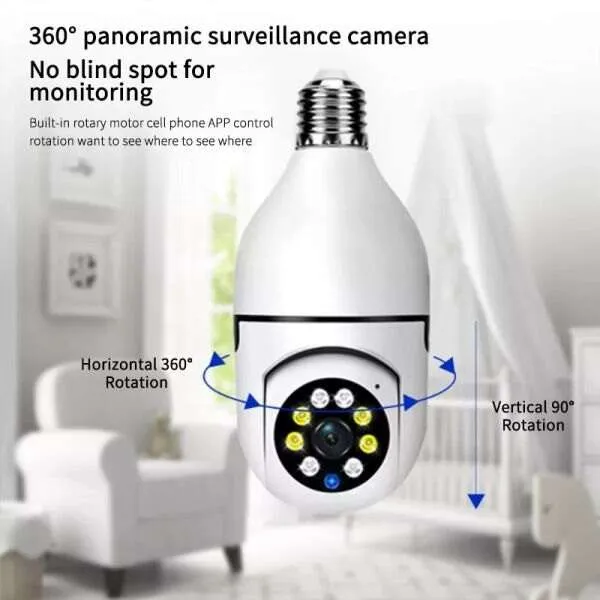 Bulbcam - Wi-fi camera shaped as light bulb
