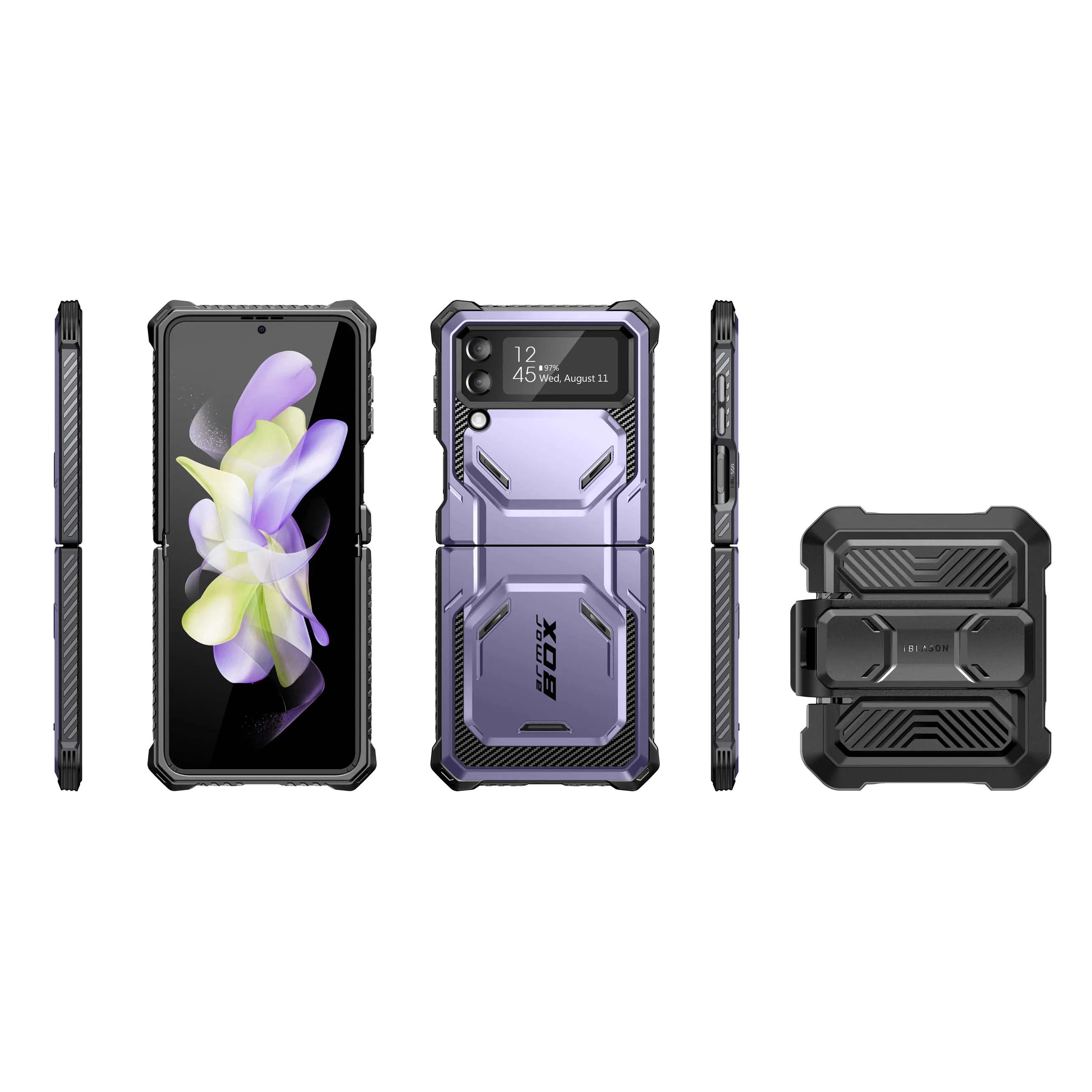 Galaxy Z Flip4 Armorbox - Metallic Purple