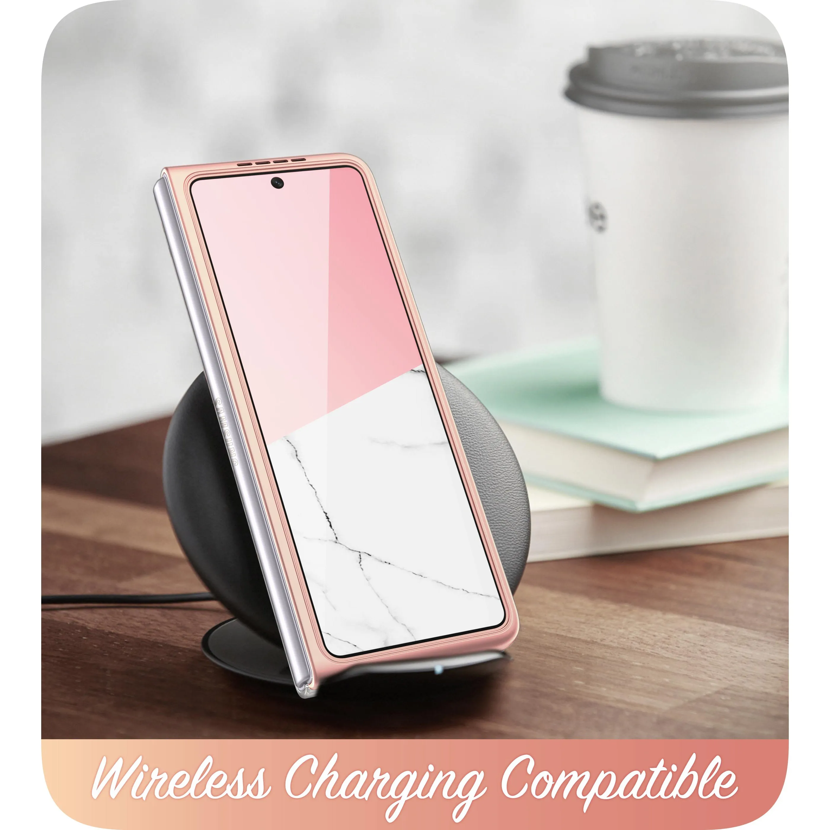 Galaxy Z Fold3 Cosmo - Marble Pink