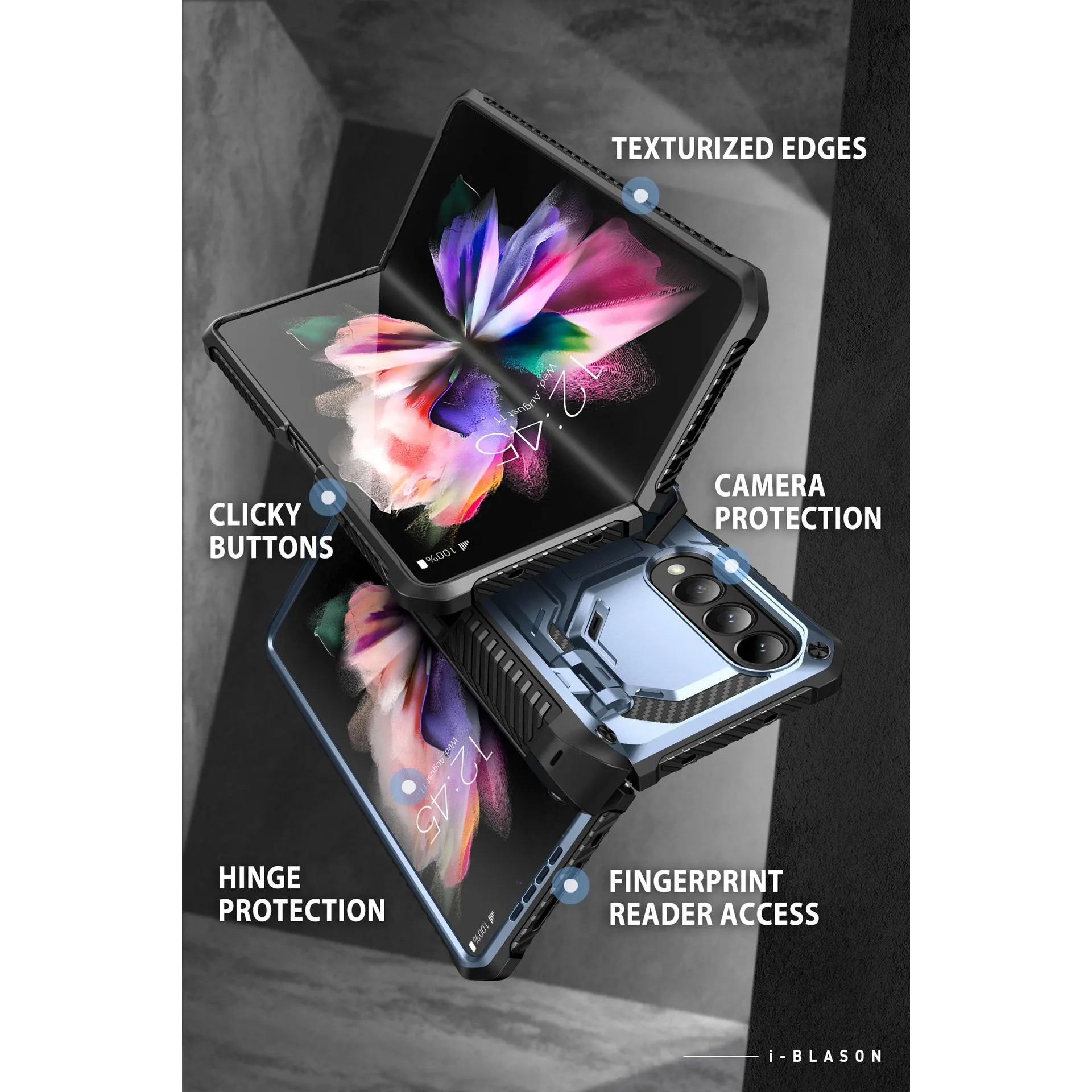 Galaxy Z Fold4 Armorbox - Metallic Blue