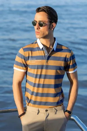Mustard Yarn Dyed Polo