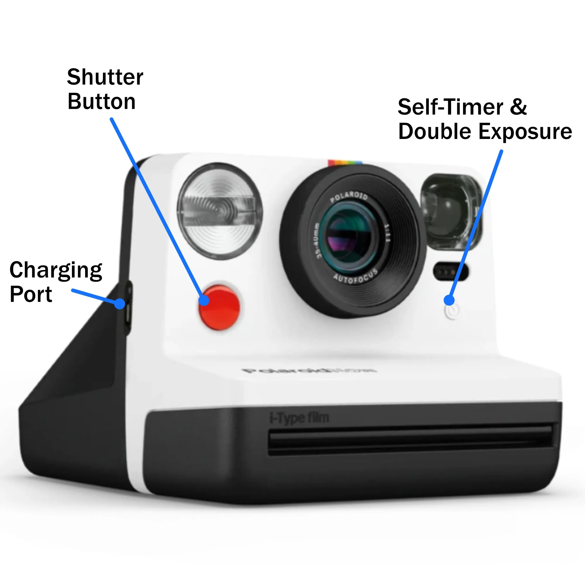 Polaroid Now Gen 2 i-Type Instant Film Camera, Assorted Colors